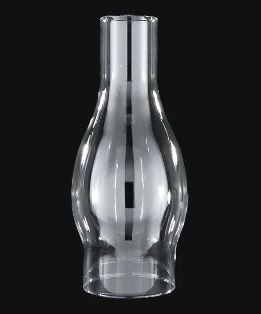 2-5/8" Fitter, 7-1/2" Tall Slim-Line Clear Chimney Globe (57922)