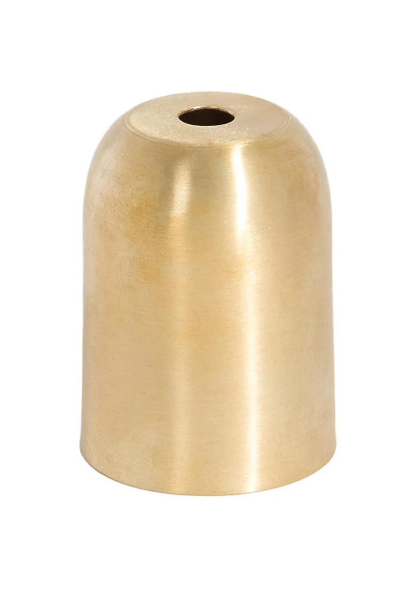 2-7/16 Inch Tall Unfinished Brass Lamp Socket Cup (11652U)