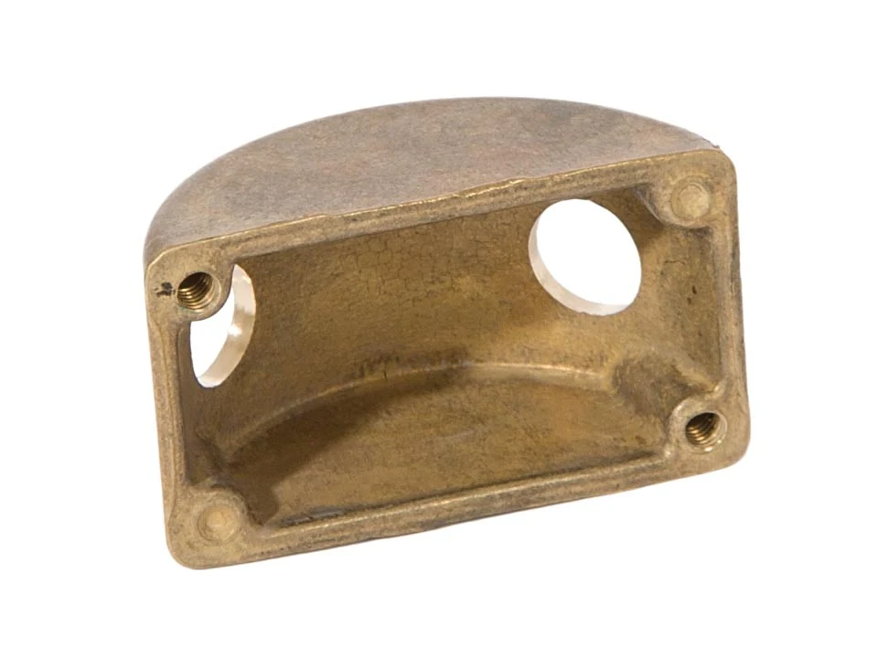 2-Arm Die Cast Brass Wall Plate Cluster Body, 1/8IP Slip, Unfinished (10446U2)