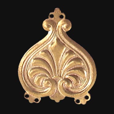 2" Brass Chain Connector for Ladder Chain (20974)
