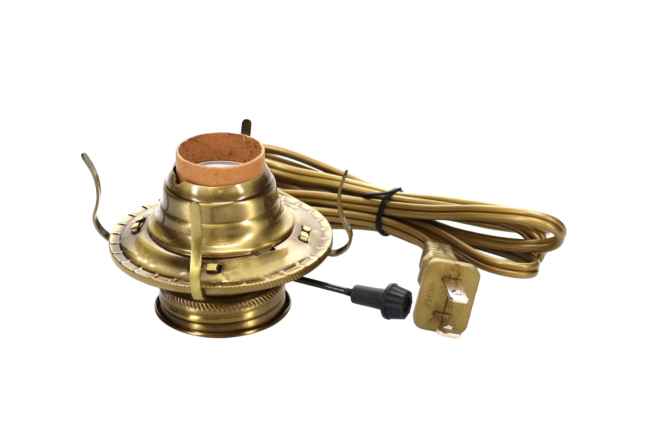 #2 Antique Brass Plated Electric Burner, Choice of Cord Color (30300) - Image 5