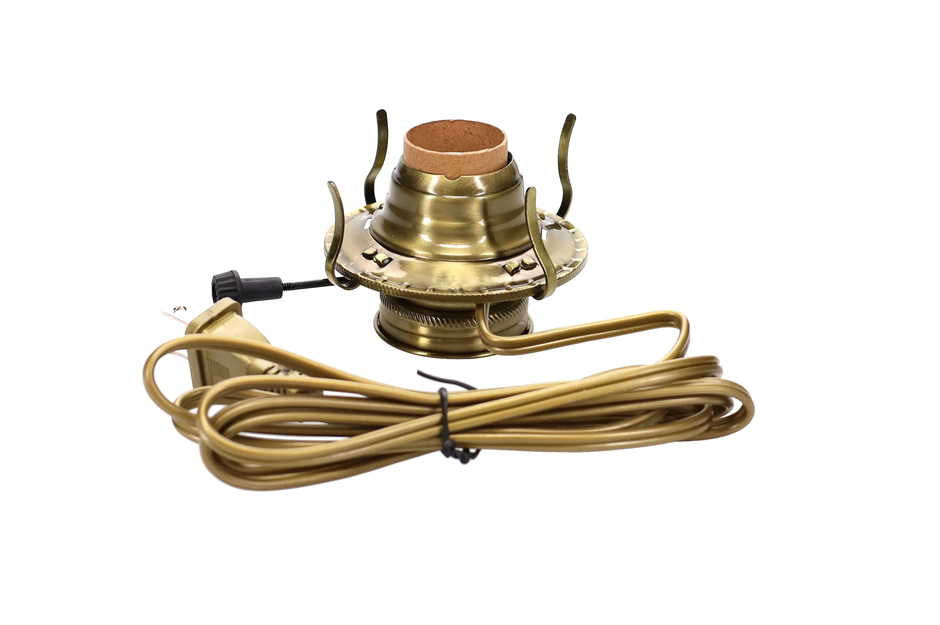 #2 Antique Brass Plated Electric Burner, Choice of Cord Color (30300) - Image 8