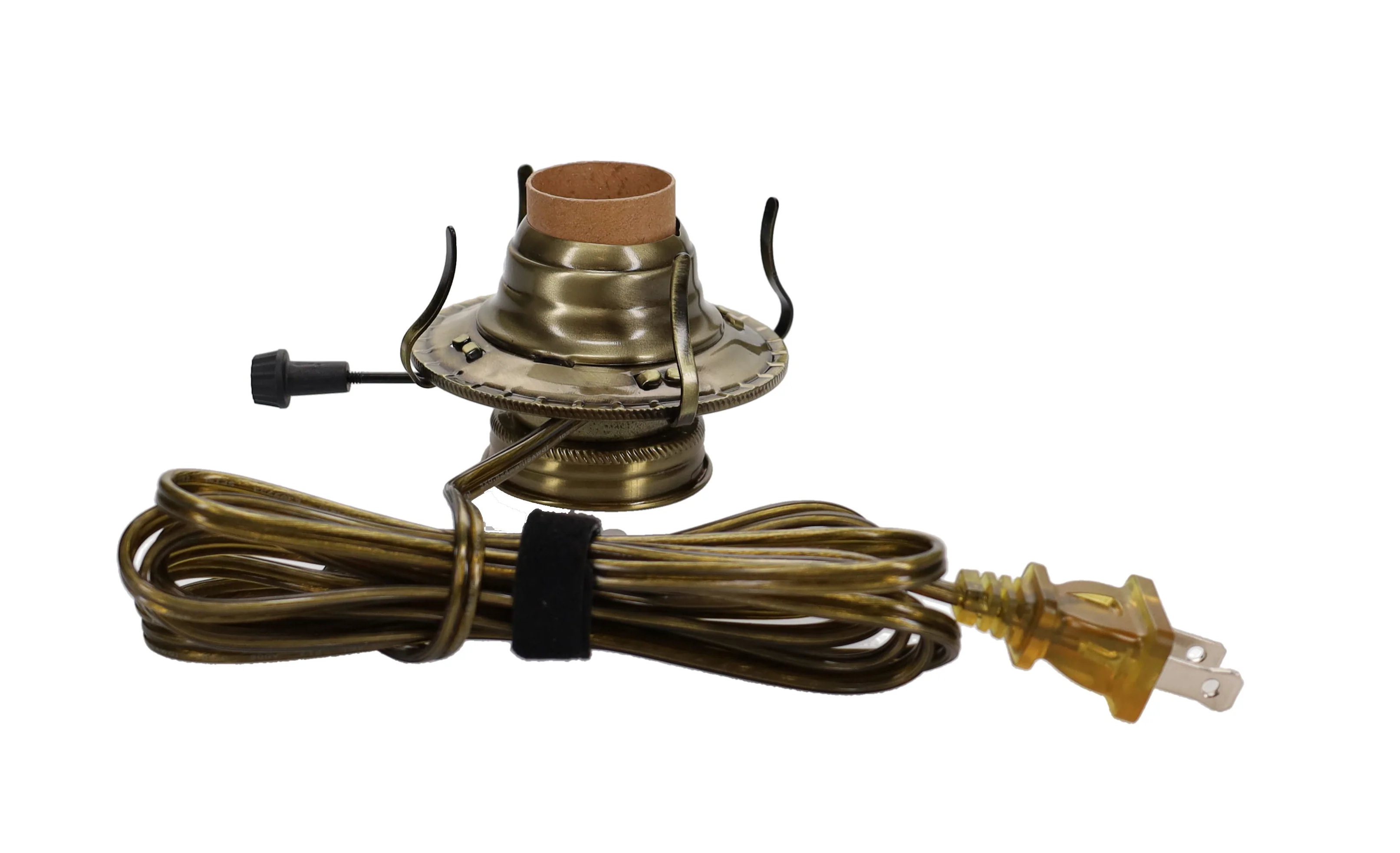 #2 Antique Brass Plated Electric Burner, Choice of Cord Color (30300) - Image 9