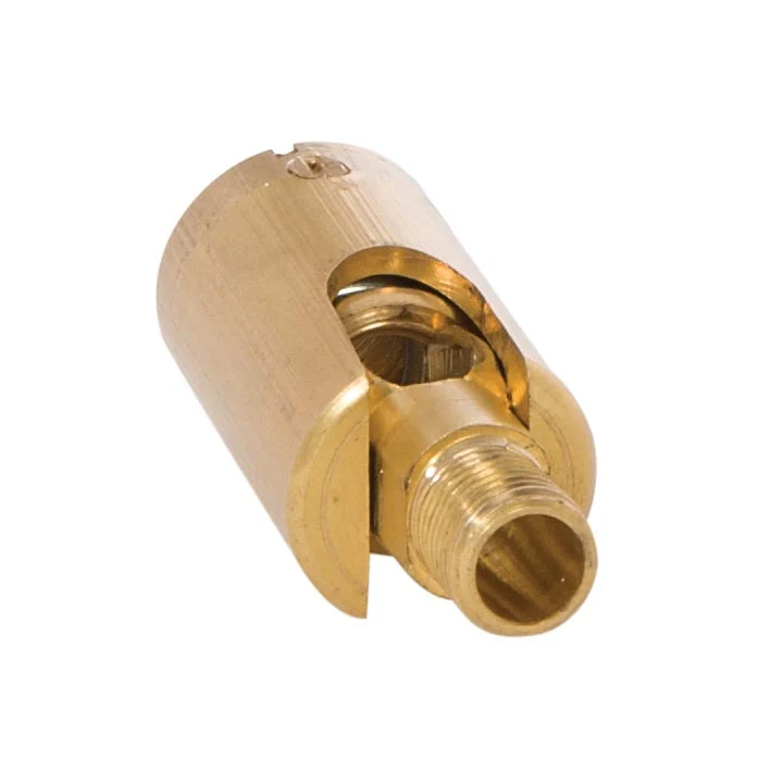 2 Inch Long Adjustable Unfinished Die Cast Brass Swivel, Male and Female 1/8IPS Threads (20531U) - Image 3