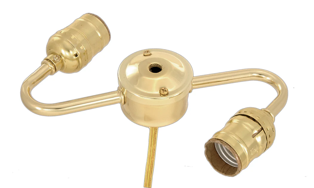2-Arm Lamp Cluster Body w/Keyless Sockets - Wired (10408K)