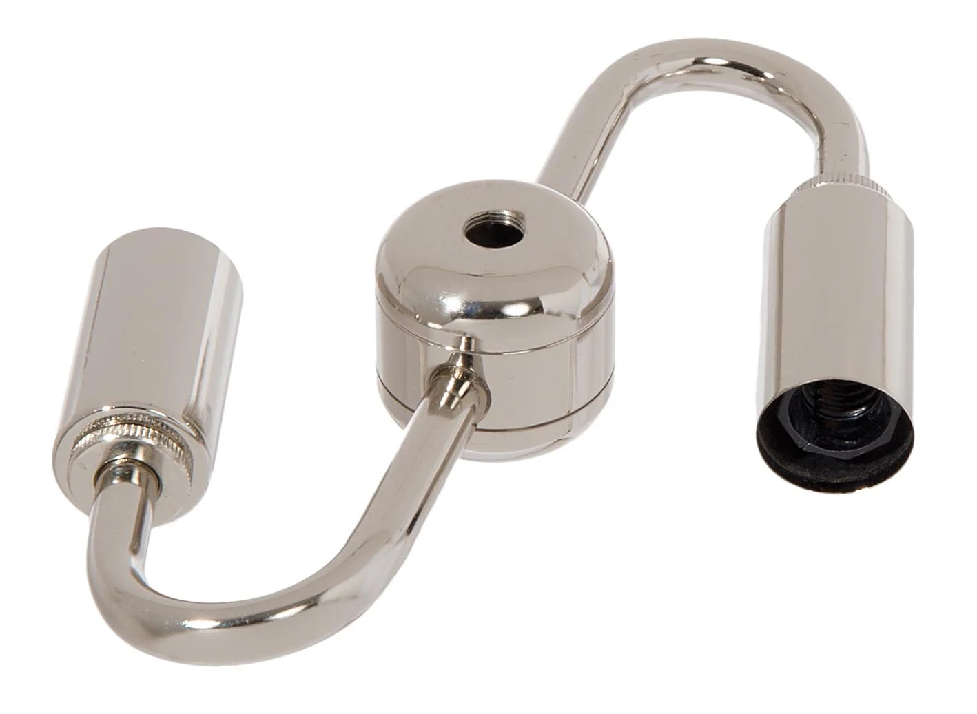 2 Light Wired Steel Cluster Body with Candelabra Sockets, Nickel Plated Finish (10409N)