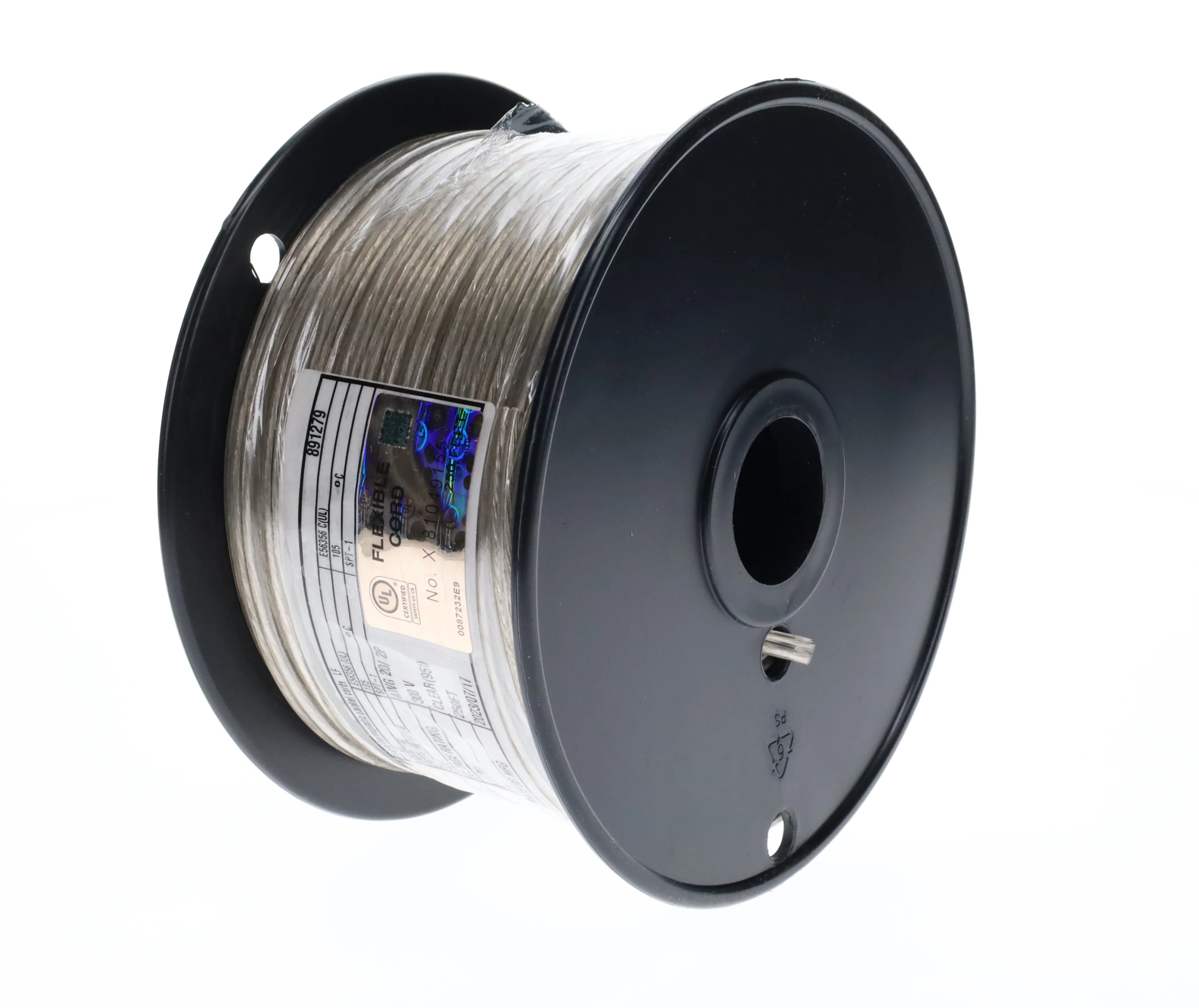 250ft. Spool, 20/2 SPT-1 Thin Plastic Covered Cord, Choice of Color (46664BK) - Image 6