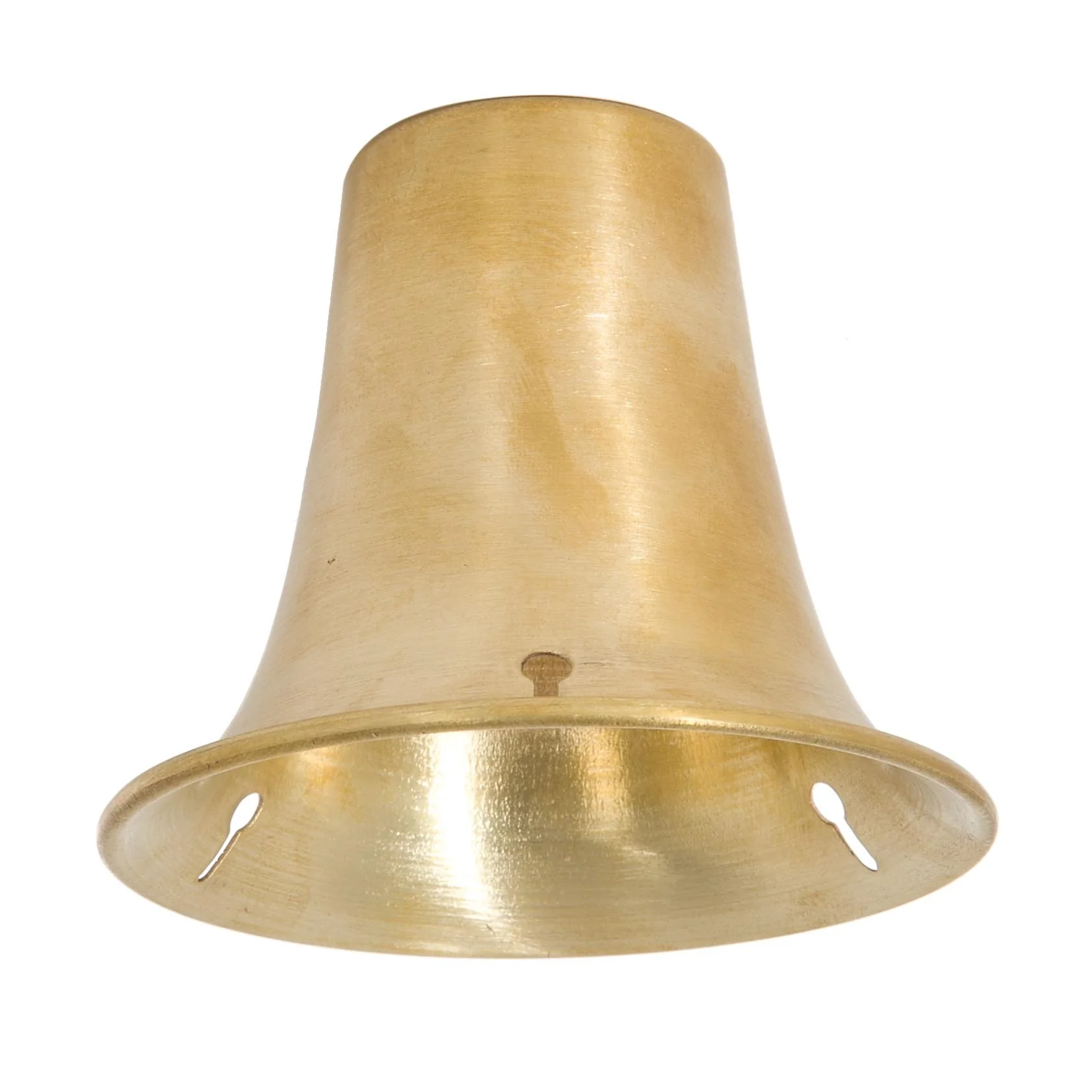 3-1/2 Inch Outer Diameter Unfinished Brass Bead-Chain Shade Holder, 1/8 IP Slip (10914U) - Image 2