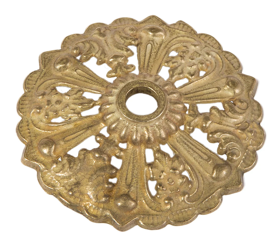 3 1/4 Inch Cast Brass Bobesche (21809U)