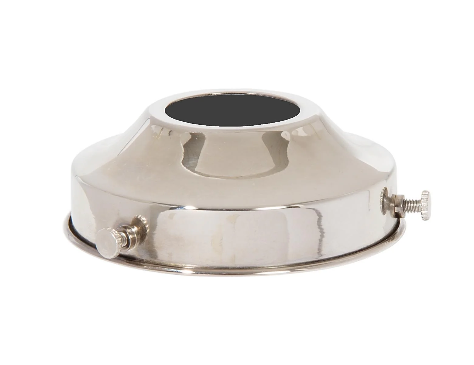 3-1/4 Inch Fitter Polished Nickel Brass Shade Holder (10744N)