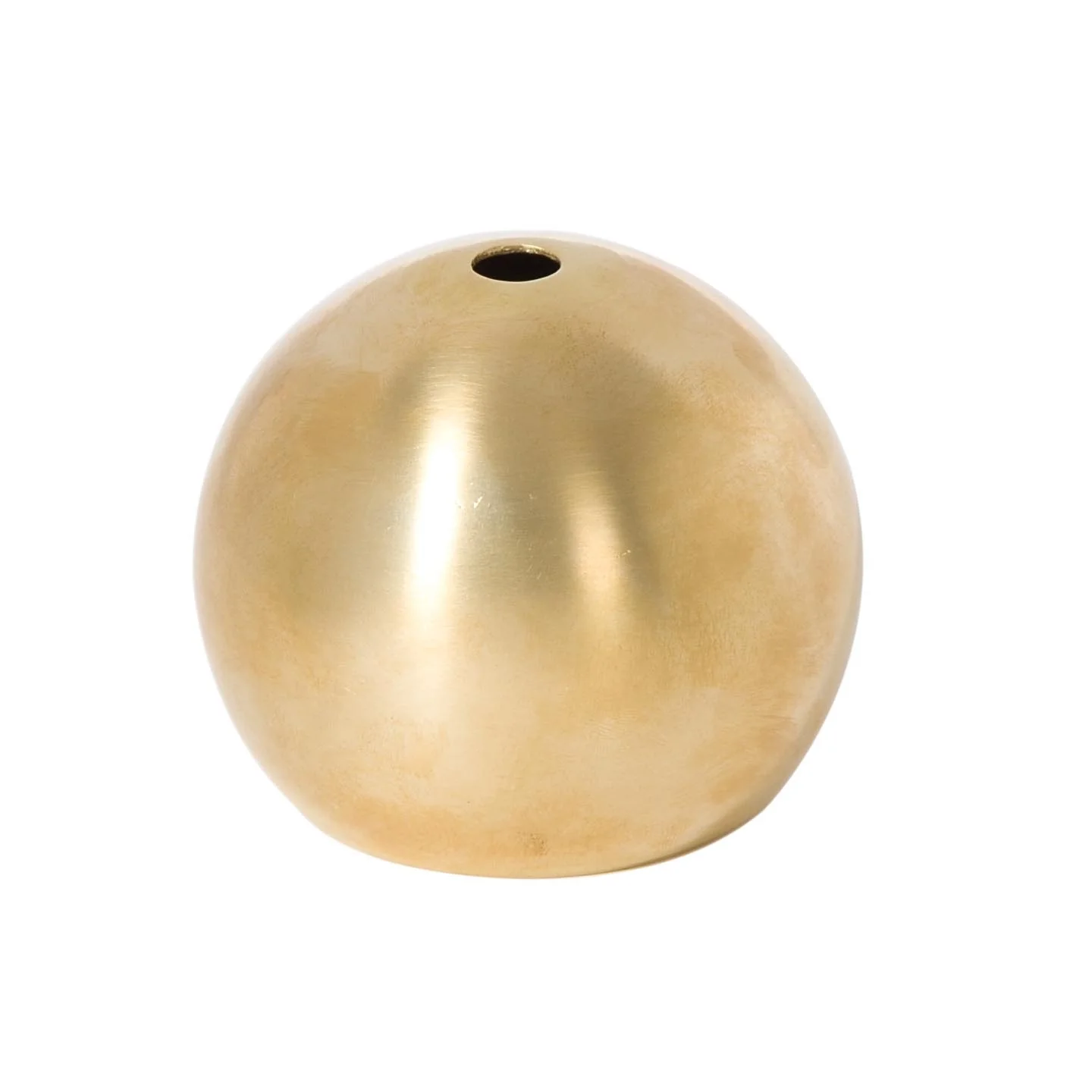 3-3/16" Dia. Eyeball-Shaped Metal Lamp Shade, Unfinished Satin Brass (08362U) - Image 2