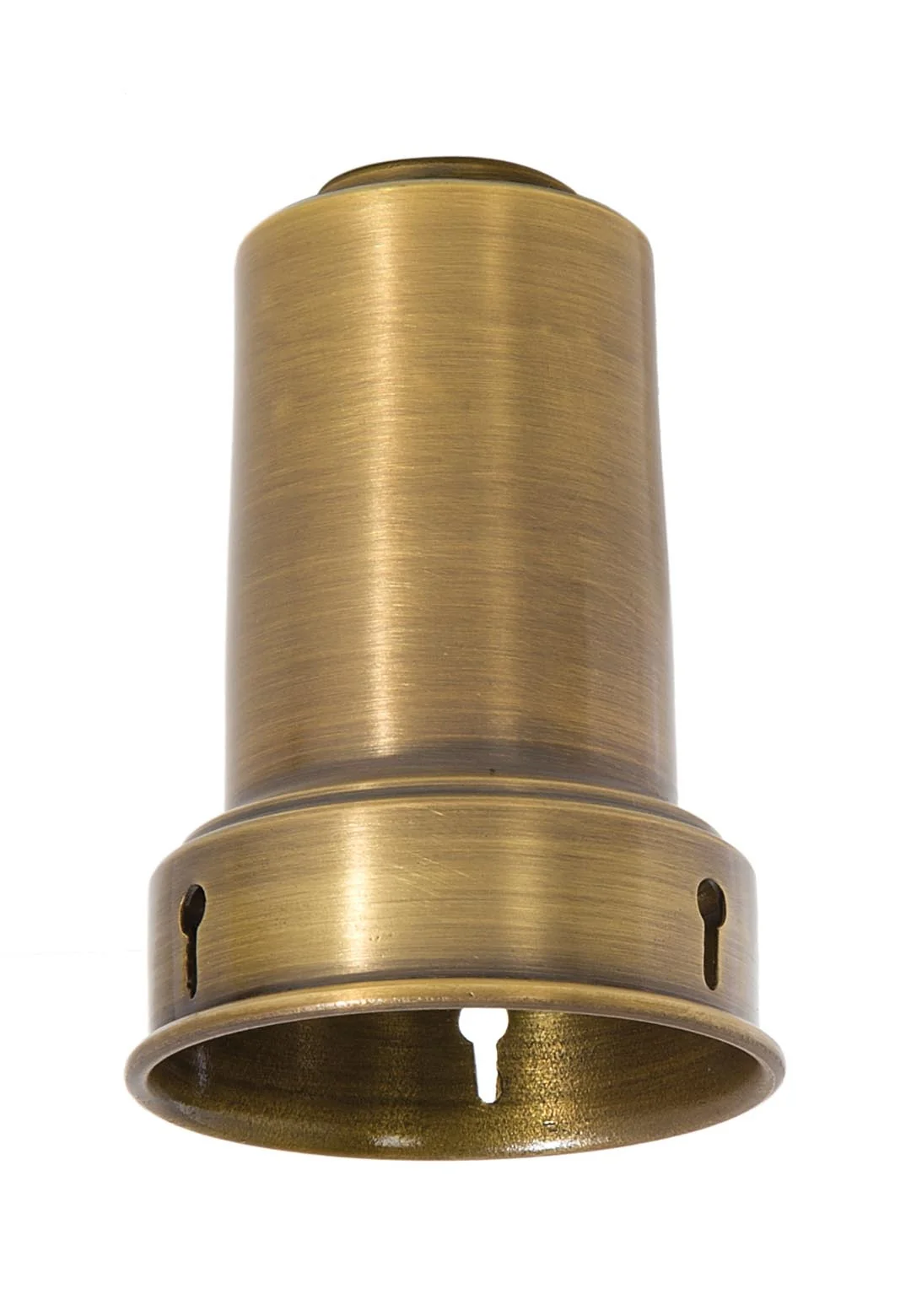 2 1/2" I.D. Antique Brass Bead-Chain Shade Holder (10929A) - Image 2