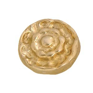 3/4" diameter x 5/16" tall Brass Rosette Cap, Tap 1/8F (21020U)