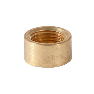 5/16" Tall x 1/2" Diam, Small Rounded-top Cap or Finial, Unfinished, Tap 1/8F (21290U) - Image 2