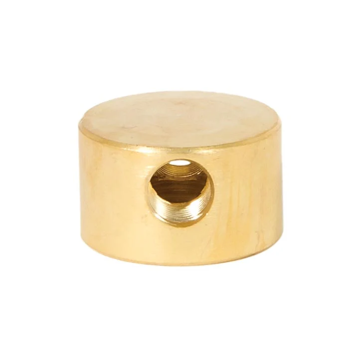 3/4 Inch Height Unfinished Brass Straight Disk 2-Way Arm Back, 1/4F x 1/8F (21250U) - Image 5