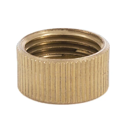 3/4" Diameter Brass Stud Bushing, 3/8F (5/8" diameter) x 1/8F (3/8" diameter) (21146U)