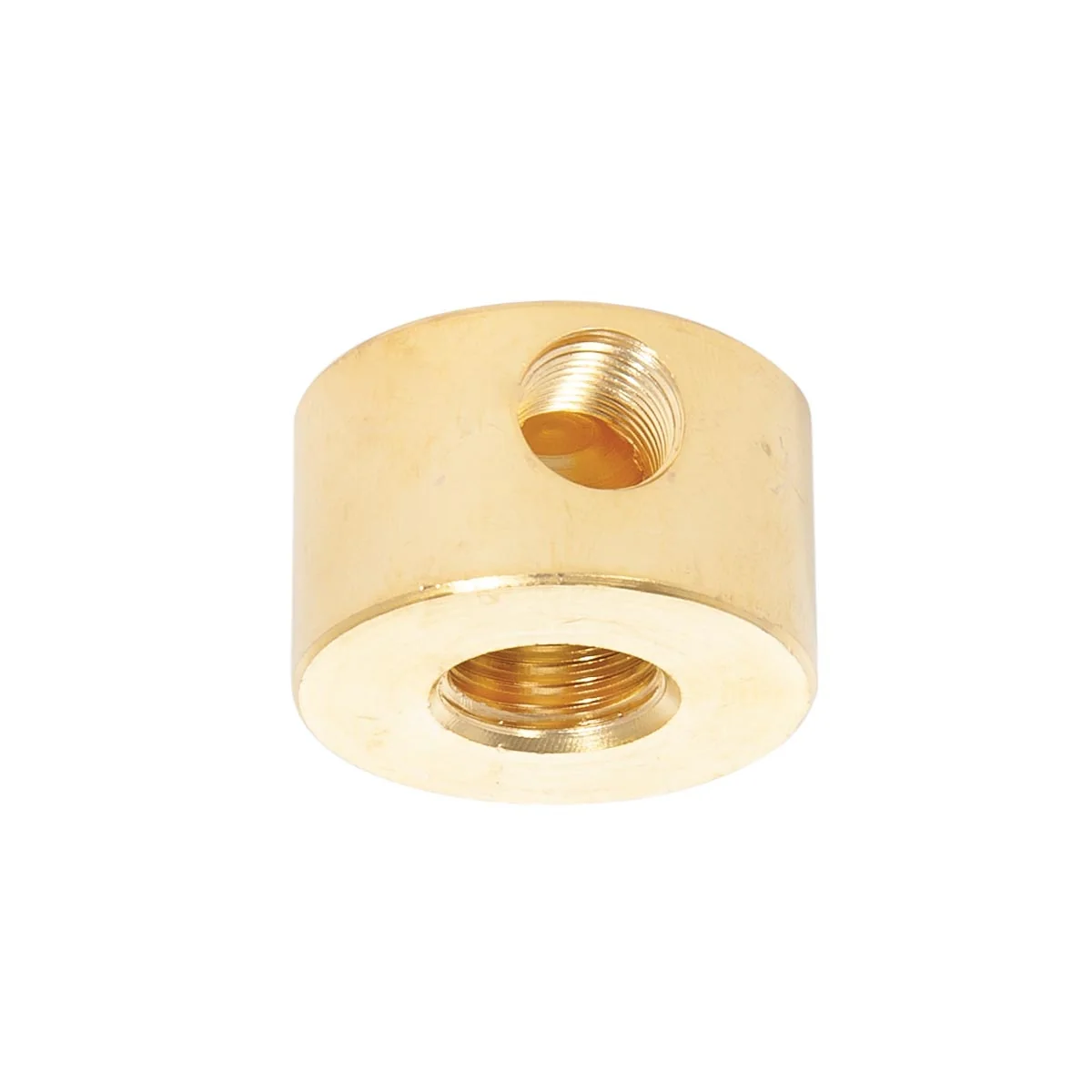 3/4 Inch Tall Unfinished Brass Disk Arm Back, 1/8F x 1/4F (21249U) - Image 5