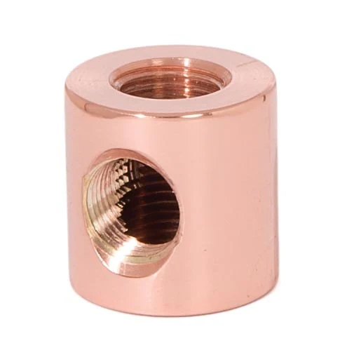 3/4" Tall Brass Armback, 1/8F Tap, Polished Copper (21148C)