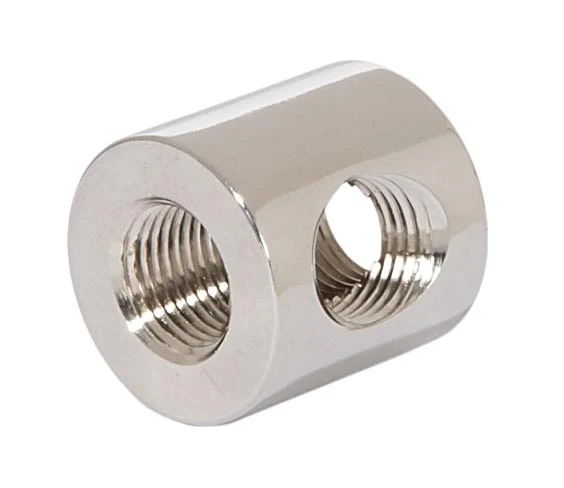 3/4" Tall Brass Armback, 1/8F Tap, Polished Nickel (21148N) - Image 2