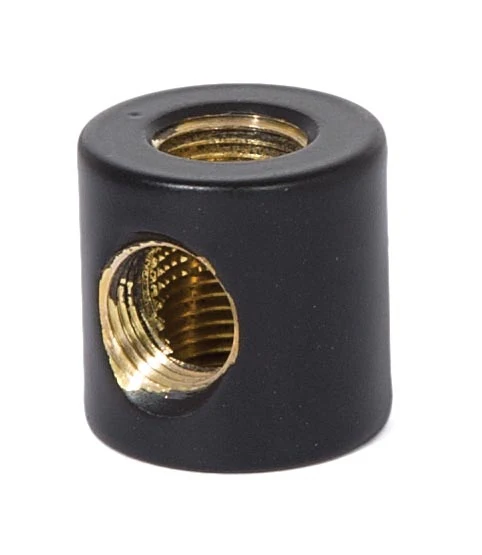 3/4" Tall Brass Armback, 1/8F Tap, Satin Black (21148BK)