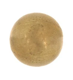 3/8" diameter Antique Brass Finish Brass Canopy Ball Nut, Tap 8-32F (21001A)