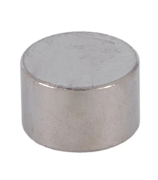 5/8" diameter x 3/8" tall Nickel Plated Brass Flat Cap, tap 1/8F (21131N)