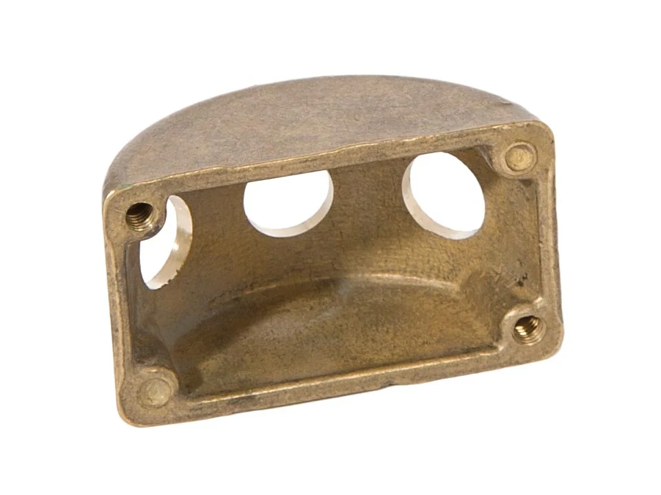 3-Arm Die Cast Brass Wall Plate Cluster Body, Unfinished (10446U3)