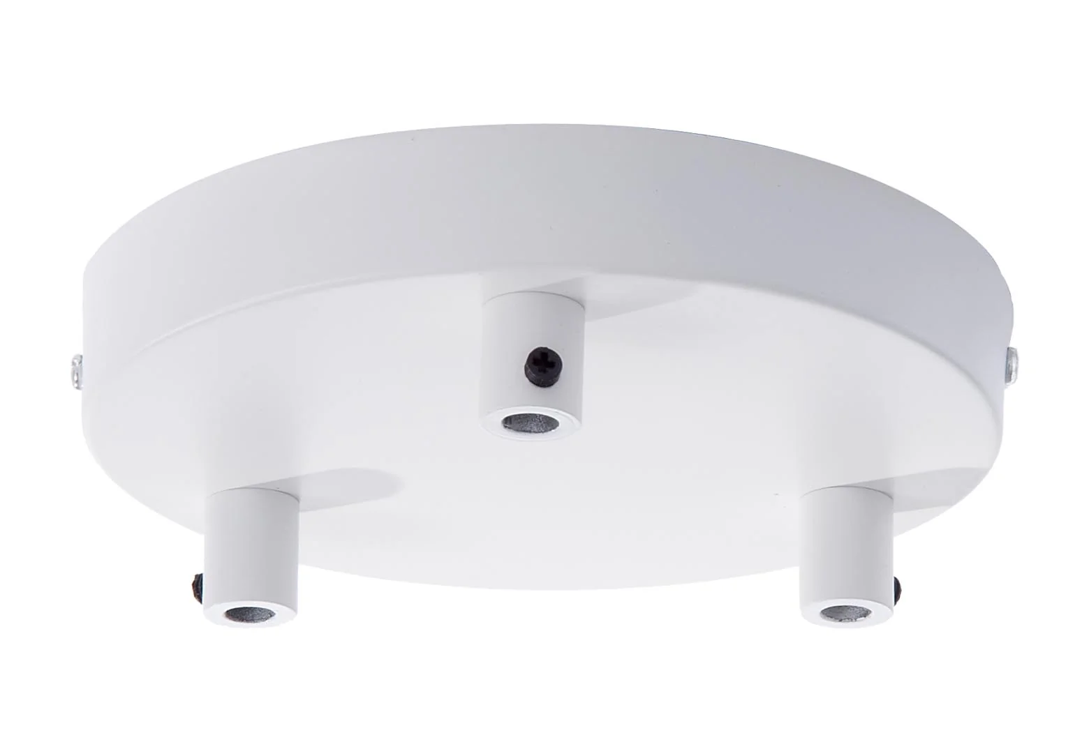3-Port Lighting Fixture Canopy Kit w/White Finish, 6" dia. (11719W)