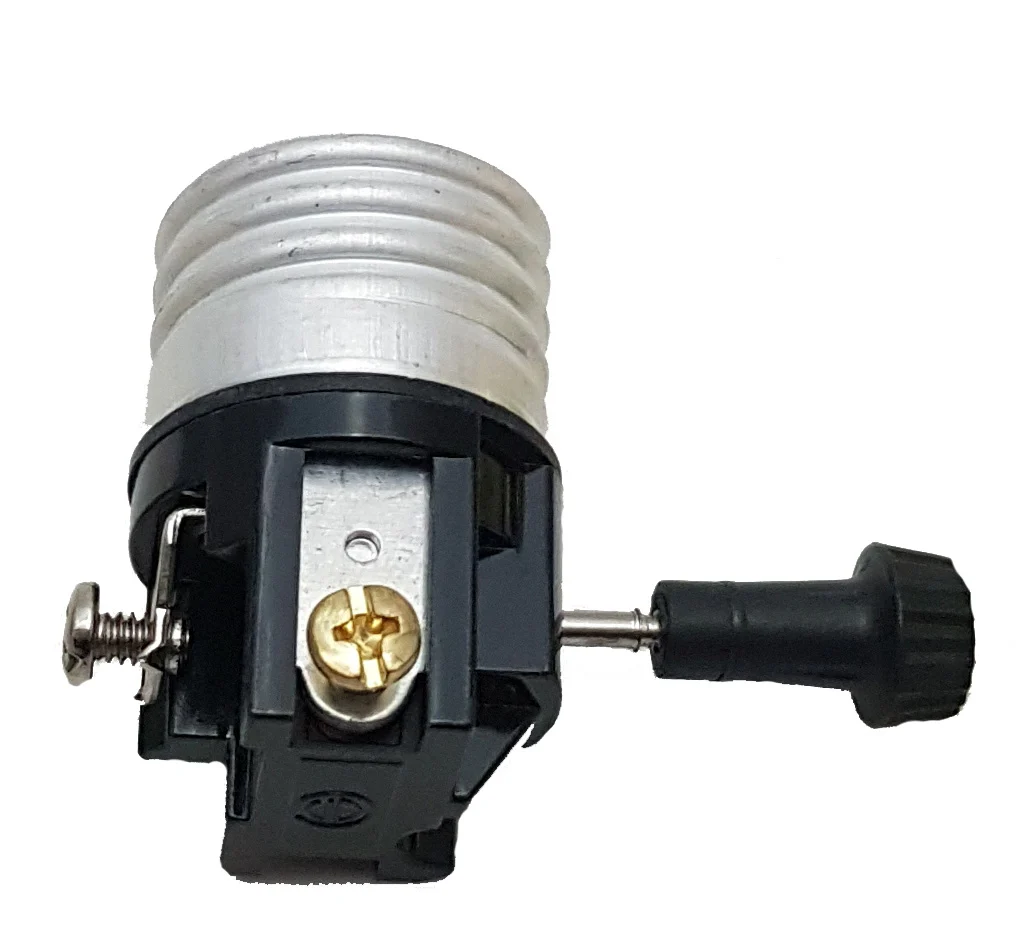 3-Way Turn Knob Lamp Socket, Nickel Finish (48346N) - Image 3