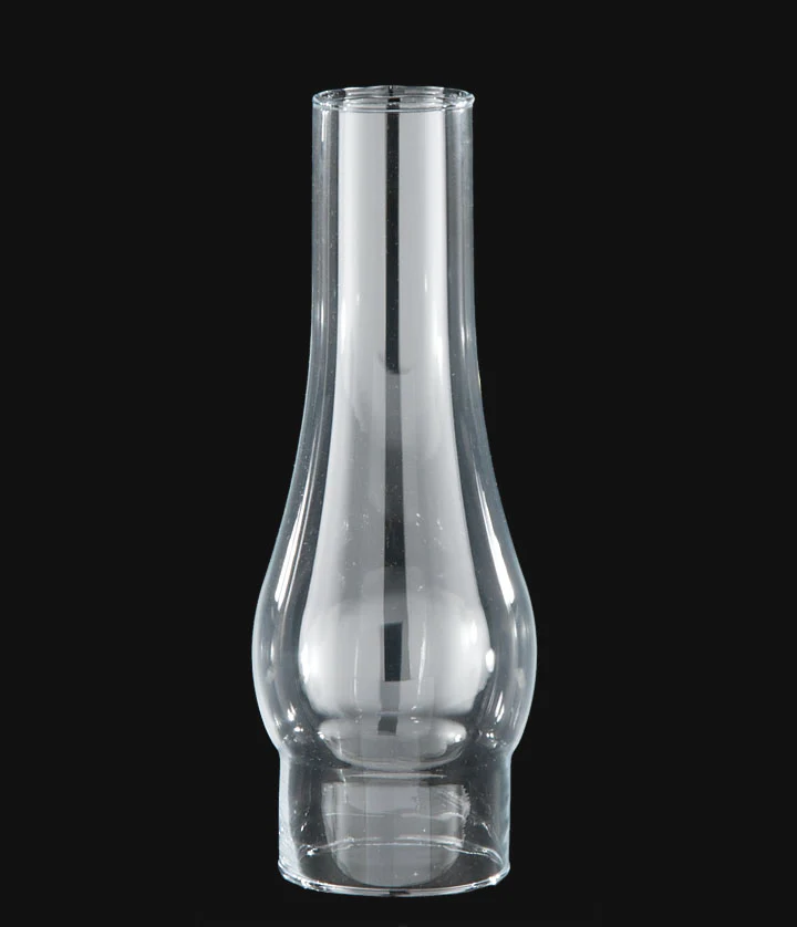 3" Fitter, 10" Tall Slim Bulge Clear Chimney Globe (57946) - Image 2
