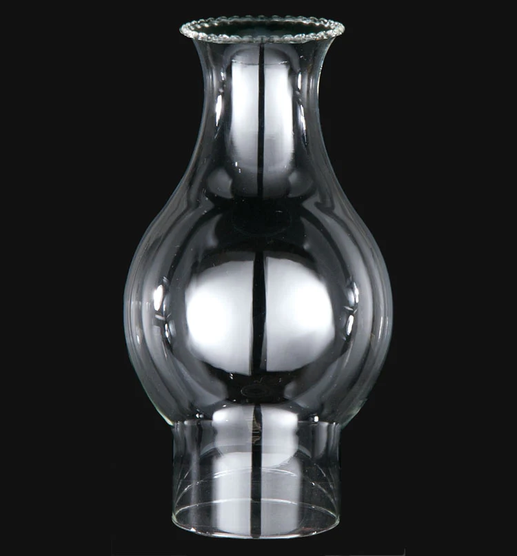 3" Fitter, 8-3/4" Tall Beaded Top Chimney Globe (57966i)