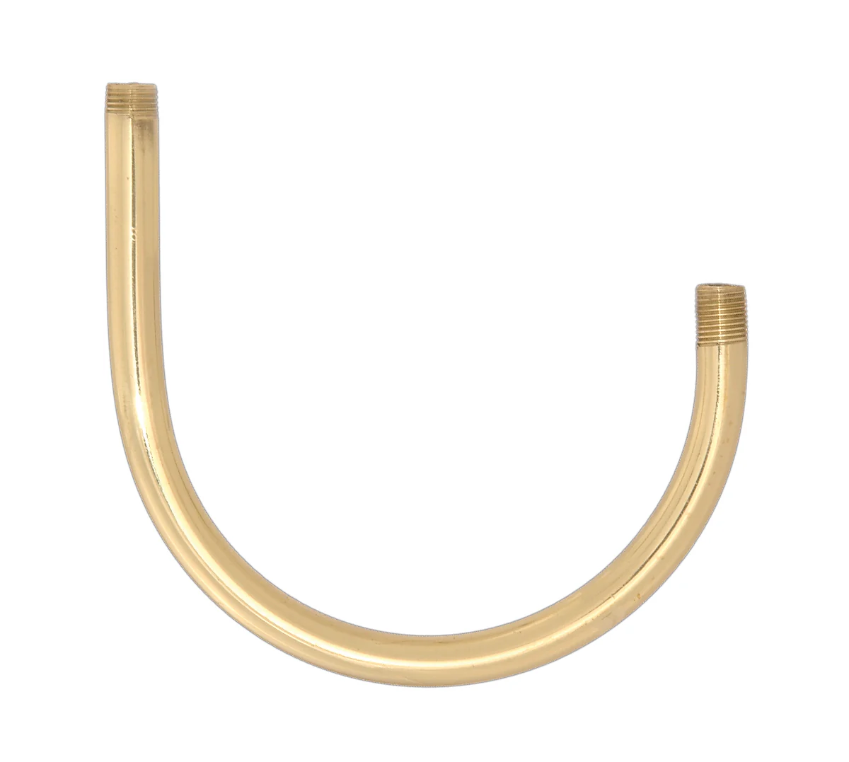 4 1/2" Brass Bent Lamp or Fixture Arm (12065U)