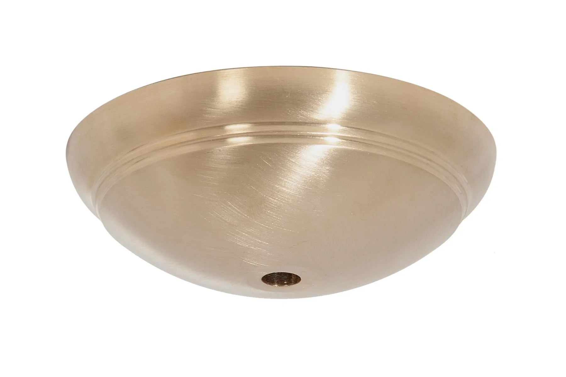 4-3/4 Inch Diameter Unfinished Die Cast Brass Canopy (11457U)