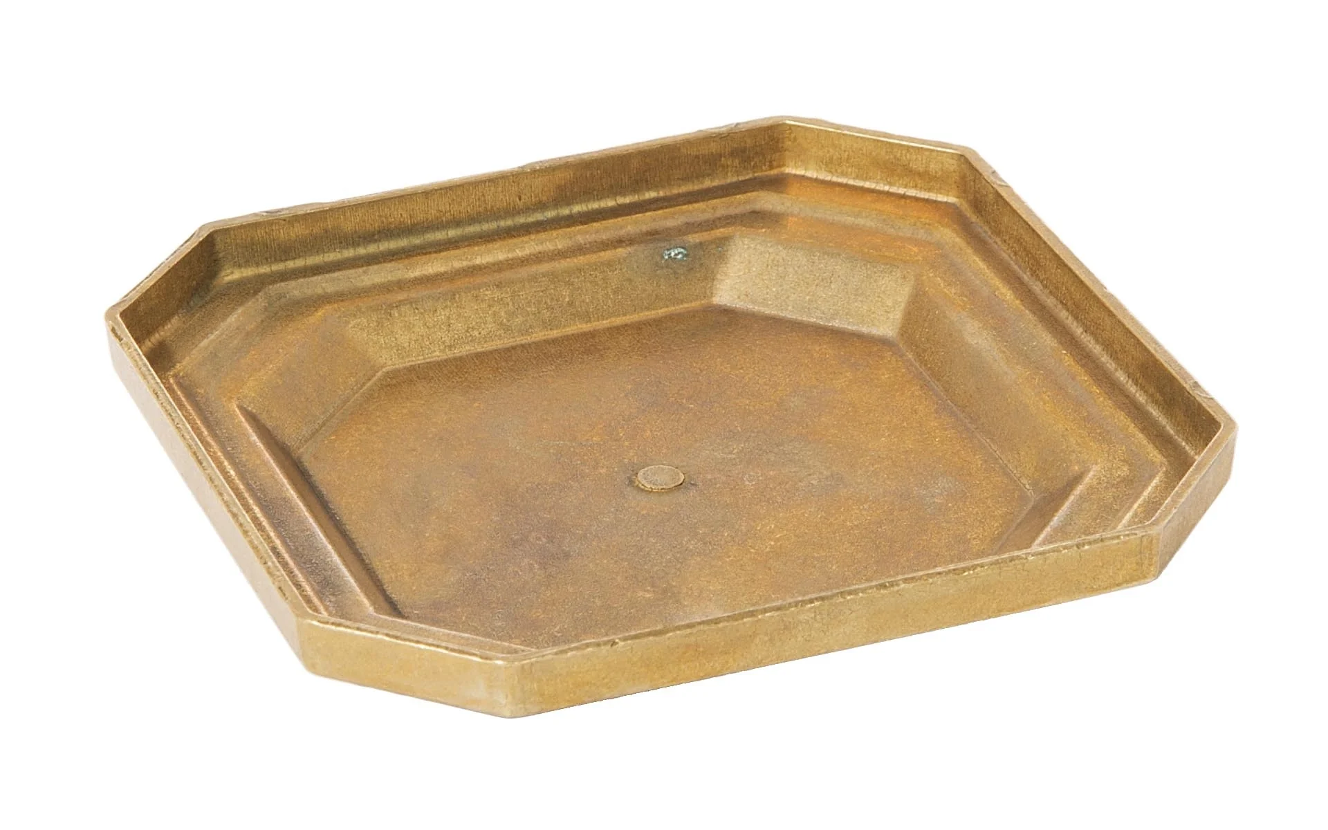 4-7/8 Inch Wide Square Unfinished Die Cast Brass Back-plate or Canopy, No Center Hole (11770U) - Image 3