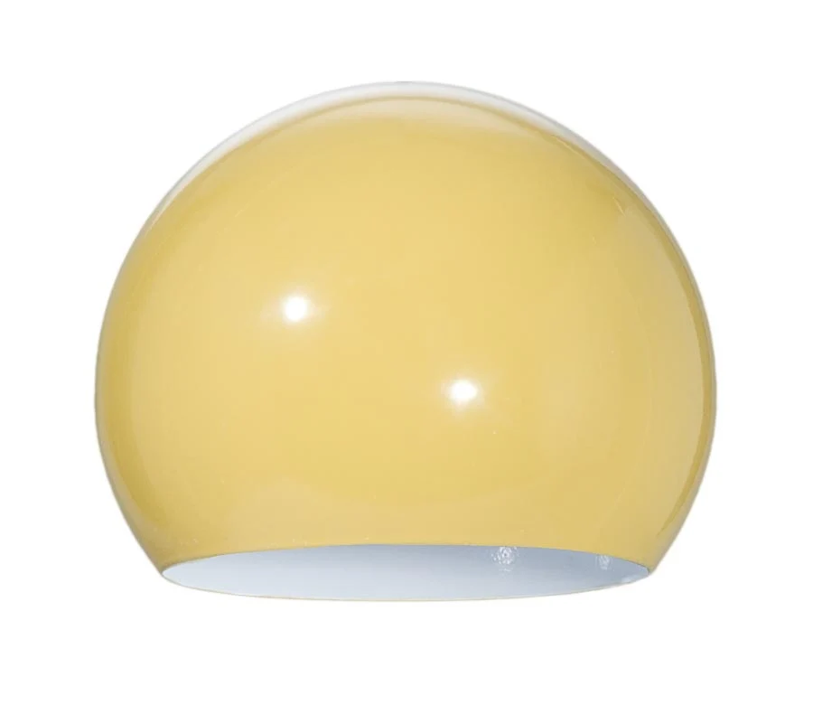 4.75" Diameter, Eyeball-Shaped Steel Lamp Shade - Harvest Gold Color (08355HG)