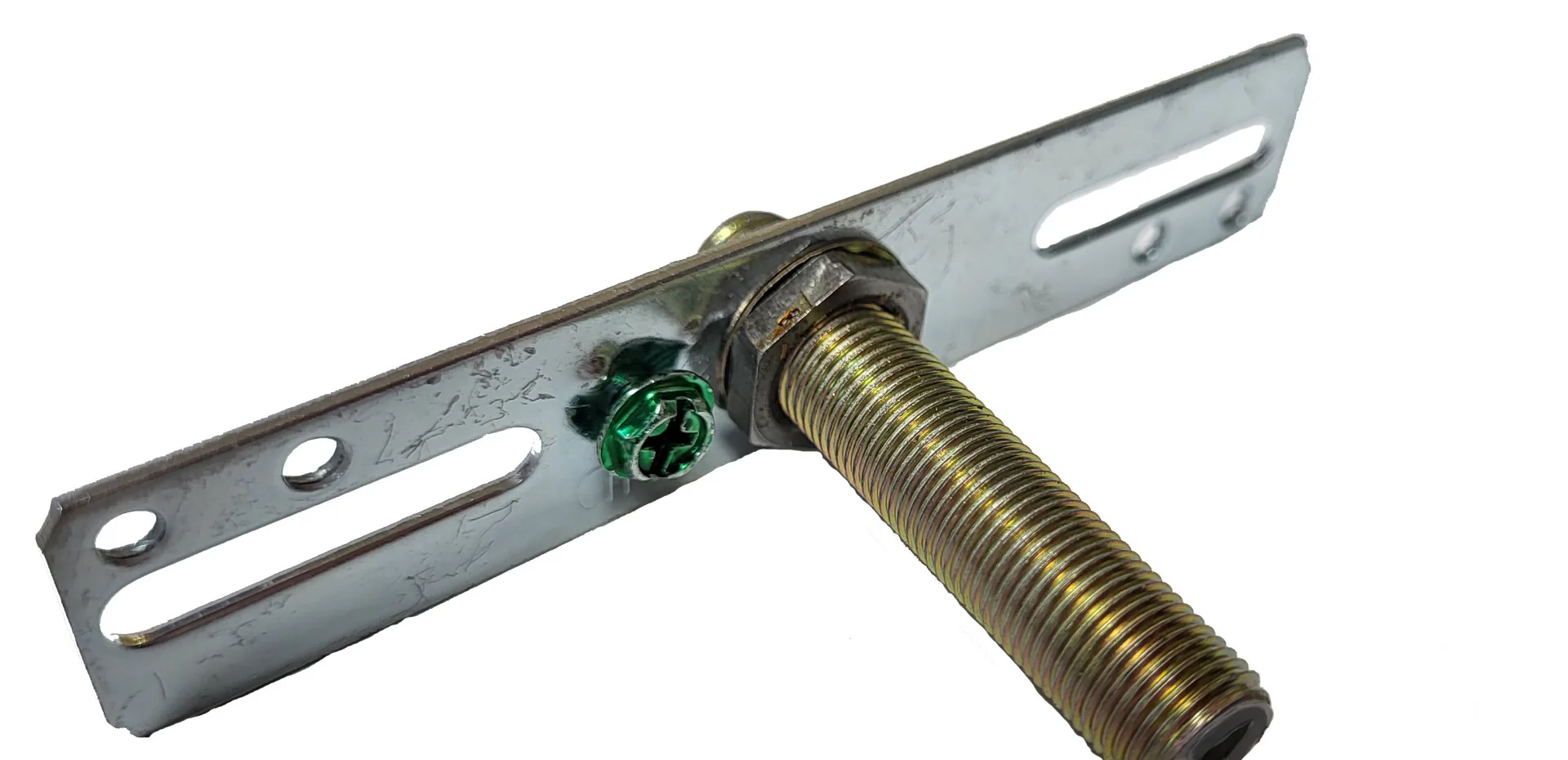 4" Crossbar, Tap 1/8F with 8/32 ground screw (22918) - Image 2