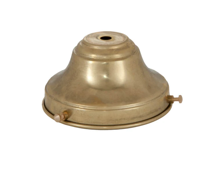 4" Fitter, Unfinished Brass Fixture Shade Holder (10764U)