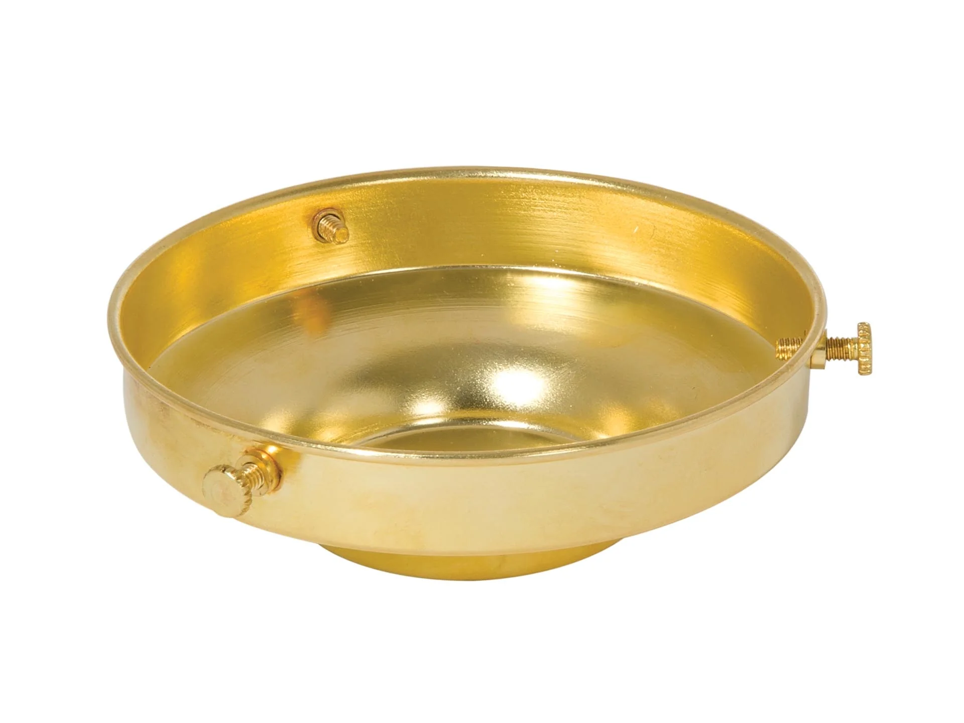 4 Inch Fitter Spun Unfinished Brass Lamp Shade Holder, 1/8IP (10712U) - Image 2