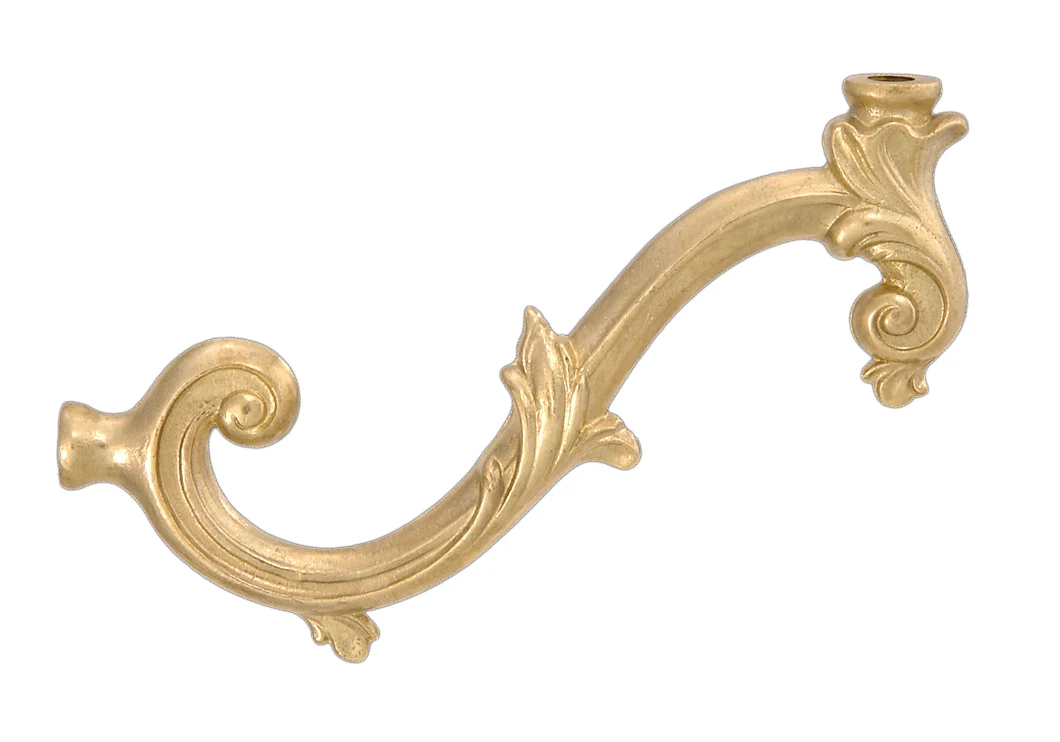 5 1/2" Cast Brass Lamp or Fixture Arm (11935U)