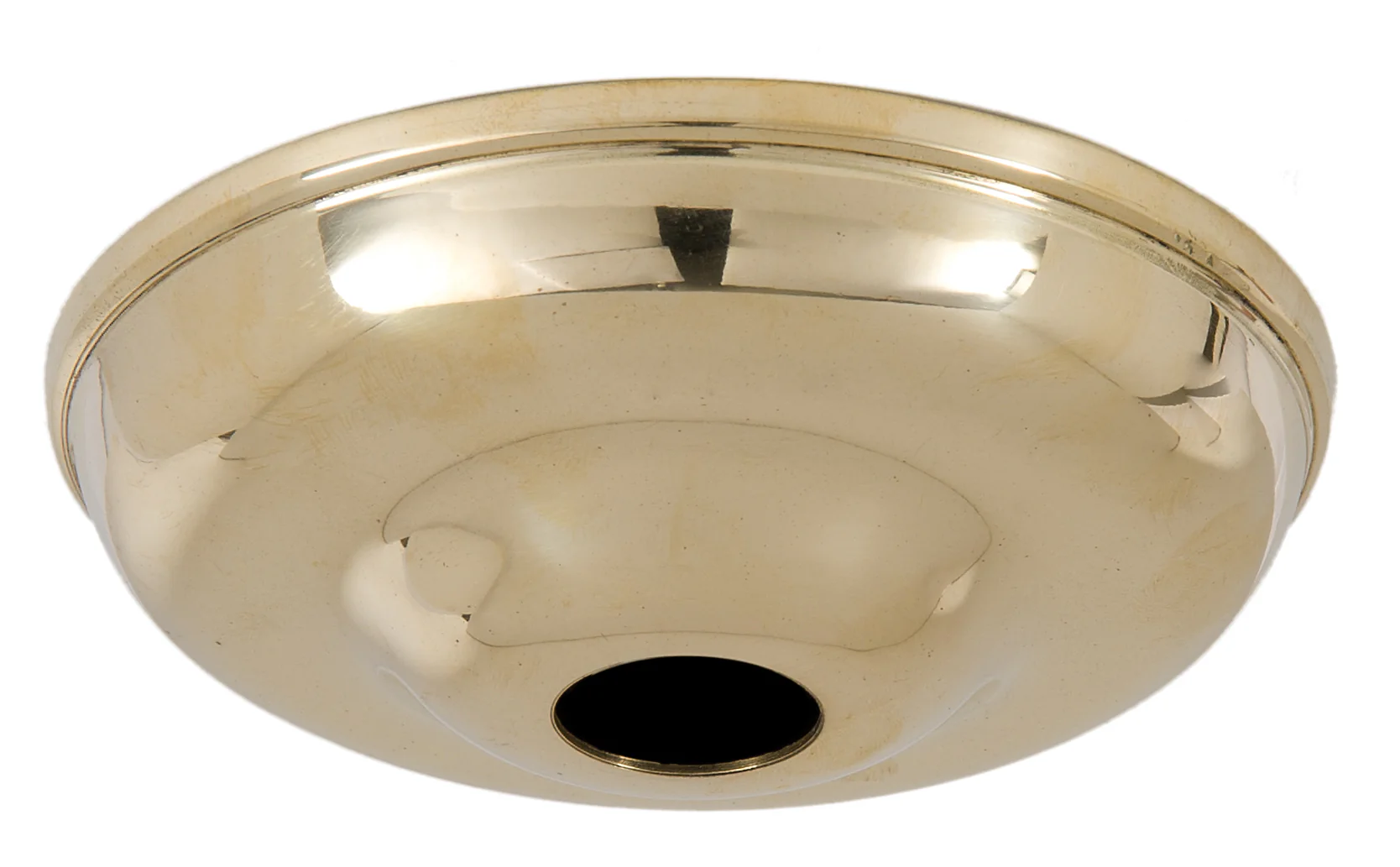 5-1/2" Diam Solid Brass Round Canopy Only or Kit (10803U) - Image 2