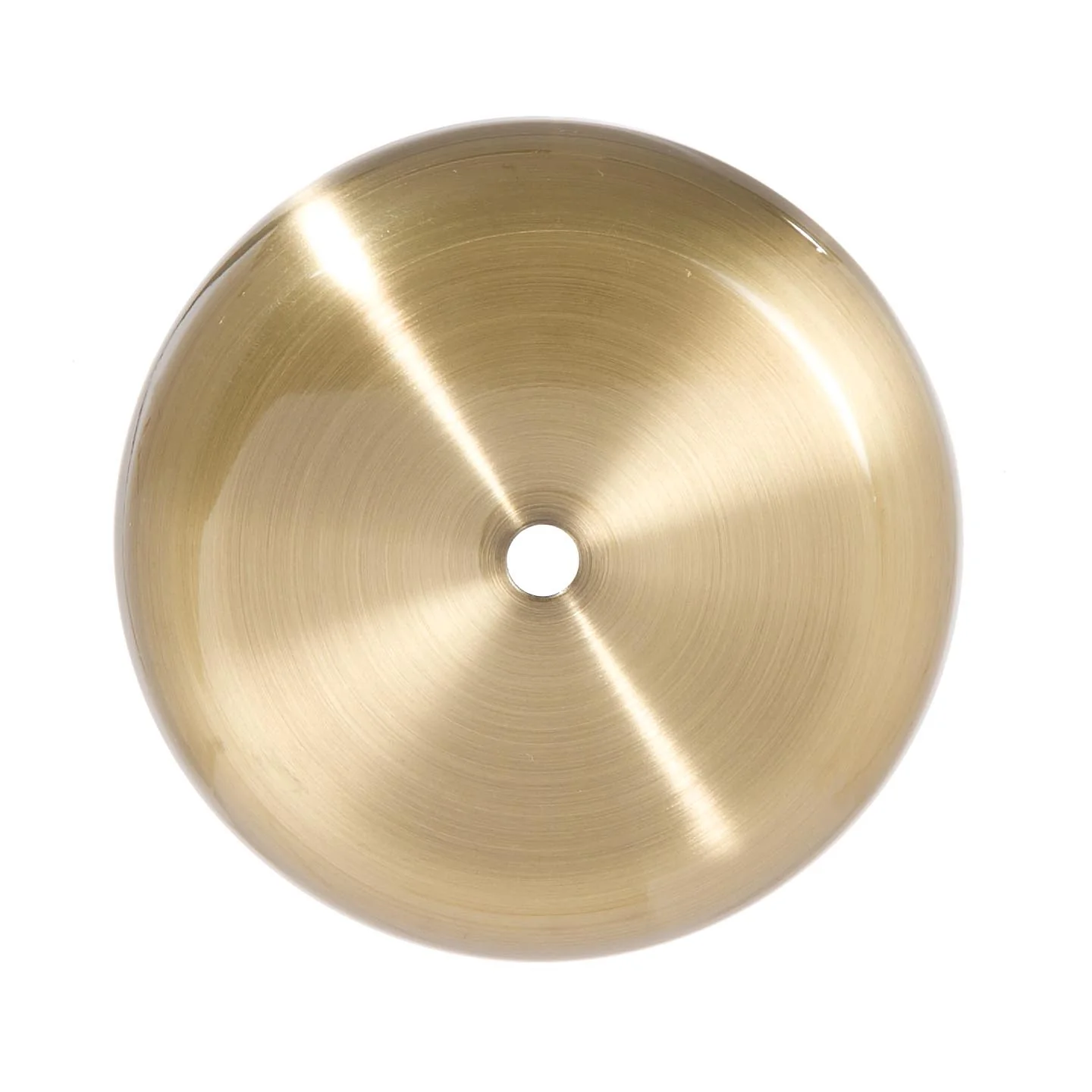 5-1/8 Inch Diameter Antique Brass Finish Steel Ceiling Canopy, 1/8IP Slip (11811A) - Image 2