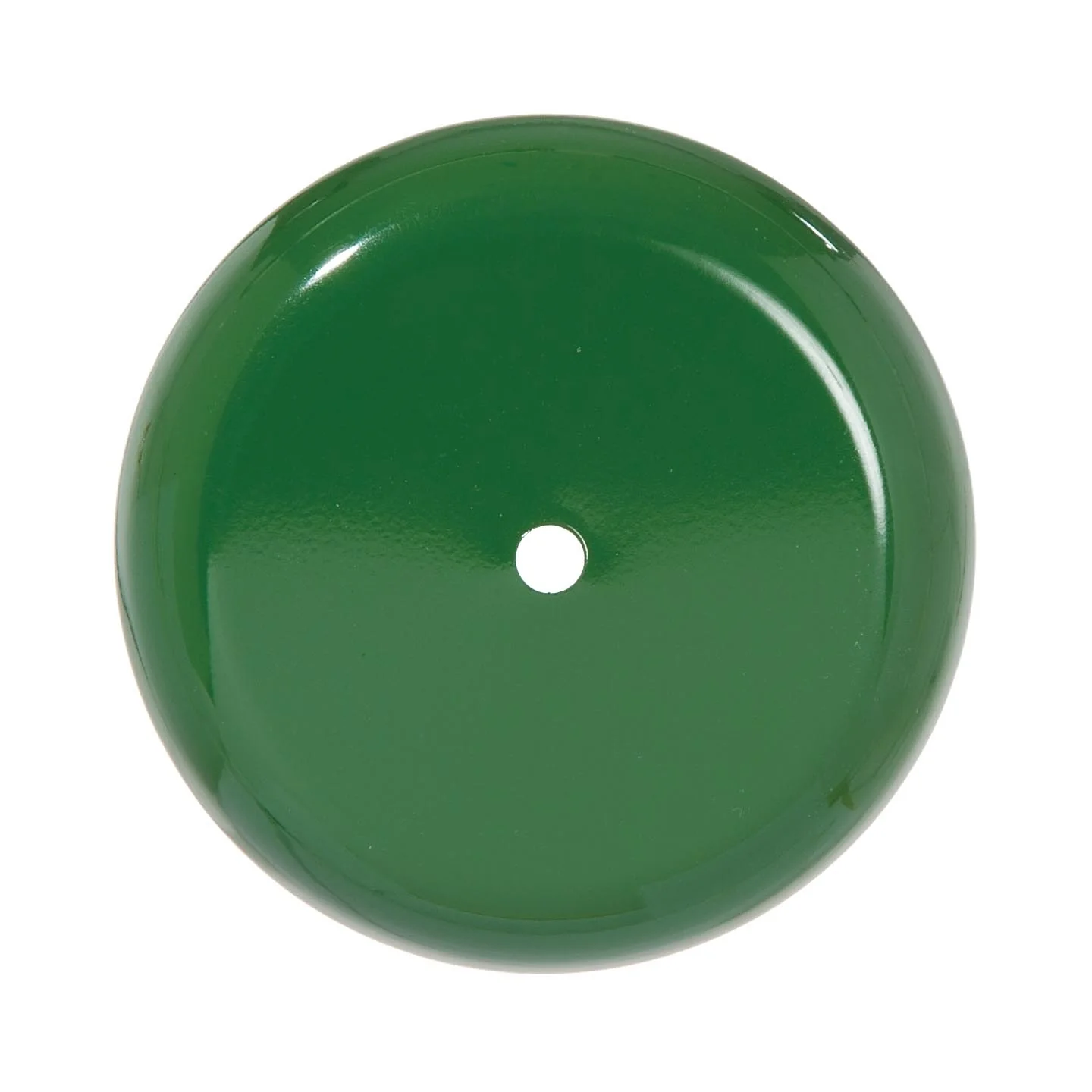 5-1/8 Inch Diameter Glossy Green Finish Steel Ceiling Canopy, 1/8IP Slip (11811G) - Image 2