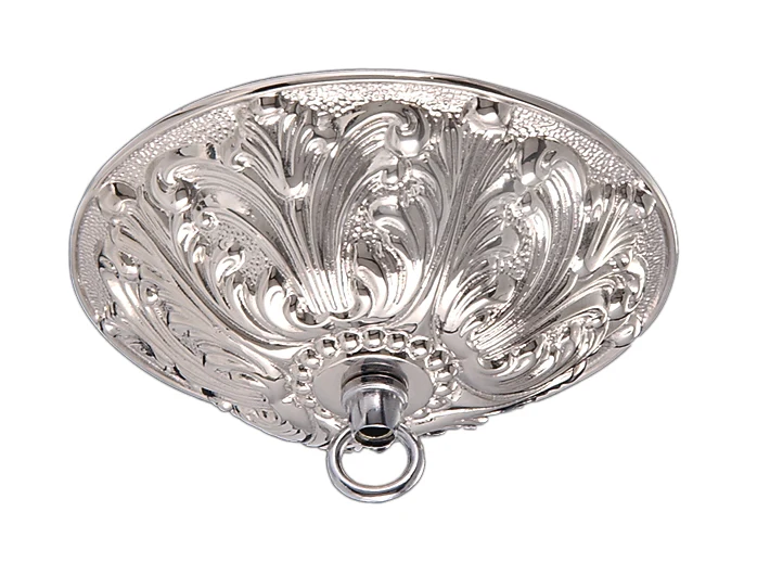 5 1/2 Inch Diameter Nickel Plated Ceiling Canopy Kit (11801N)