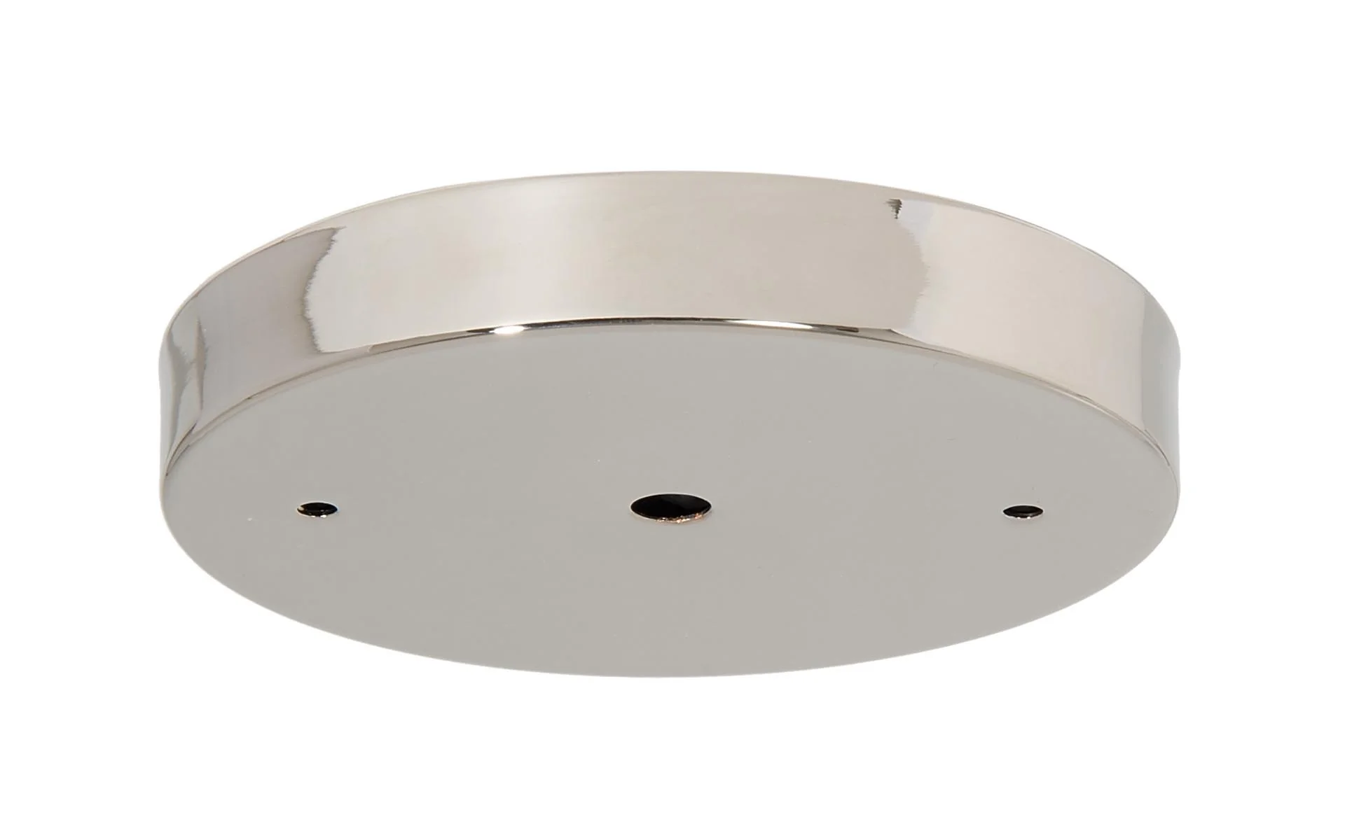 5-1/8 Inch Diameter Round Polished Nickel Finish Steel Canopy/Backplate (10811N)
