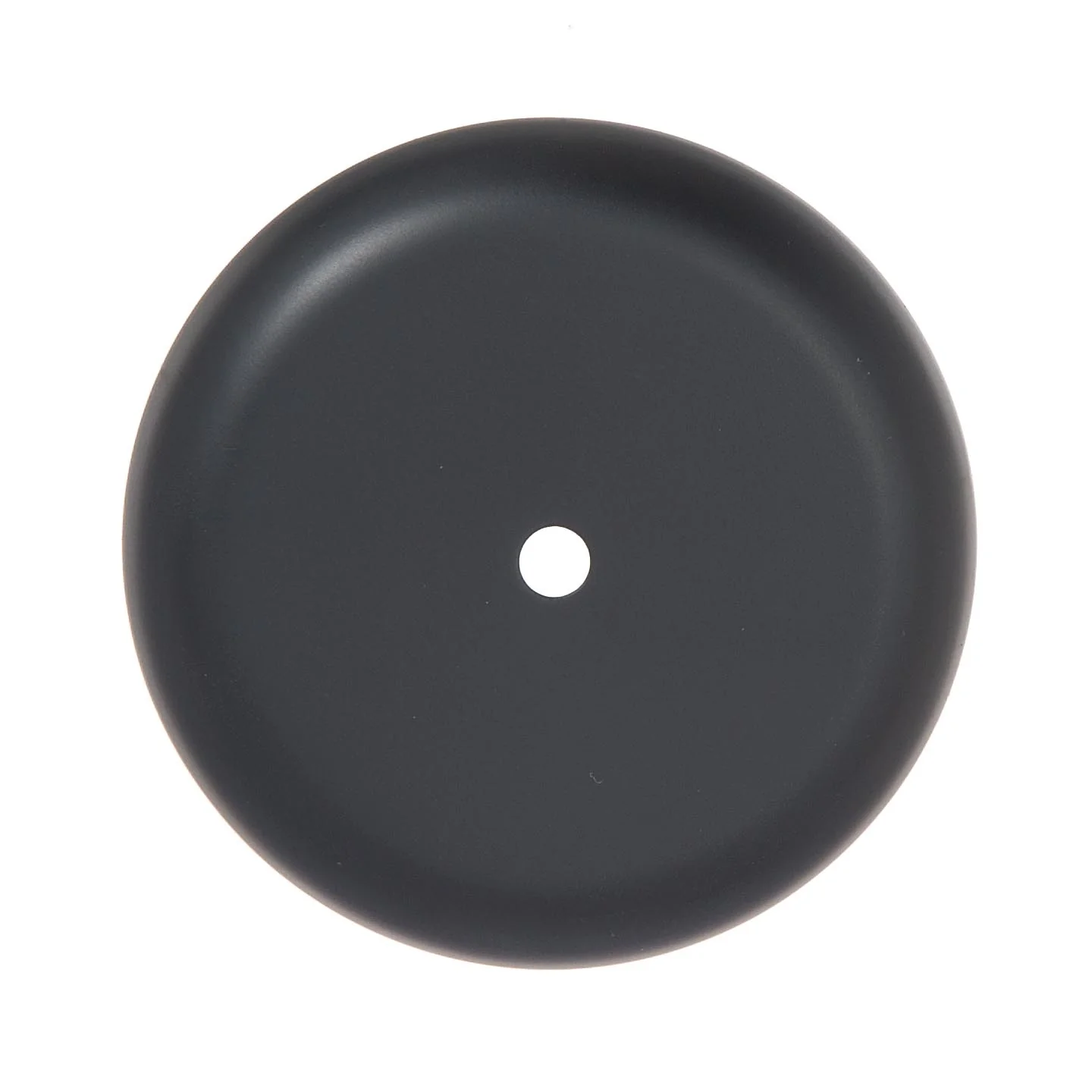 5-1/8Inch Diameter Satin Black Finish Steel Ceiling Canopy, 1/8IP Slip (11811BK) - Image 2