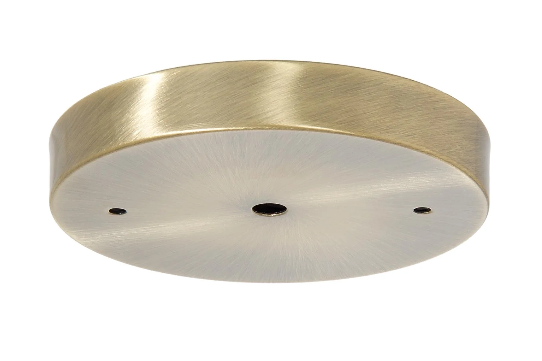 5-1/8 Inch Diameter Steel Antique Brass Finish Canopy/Back Plate (10811A)