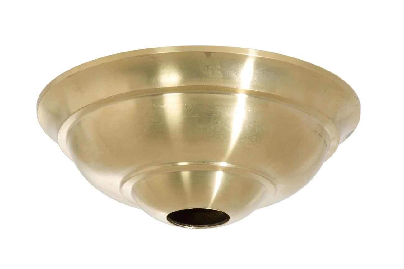 5-1/2 Inch Diameter Unfinished Brass Die Cast Canopy (11722UH)