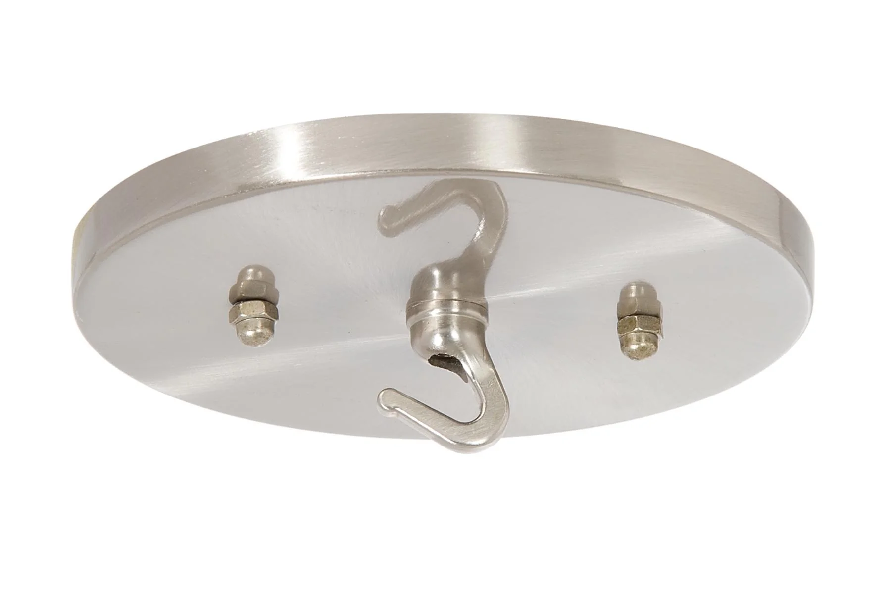 5-1/4 Inch Diameter Satin Nickel Finish Steel Canopy, 1/8 IP Slip (11783SNH)