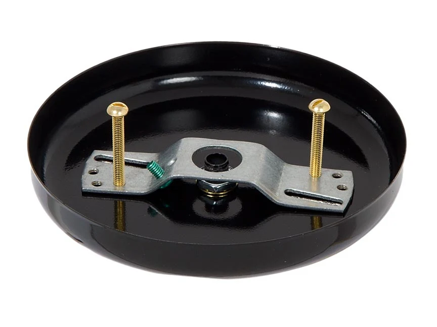 5 1/4 Inch Steel Canopy Kit with Satin Black Finish (11879BK) - Image 2