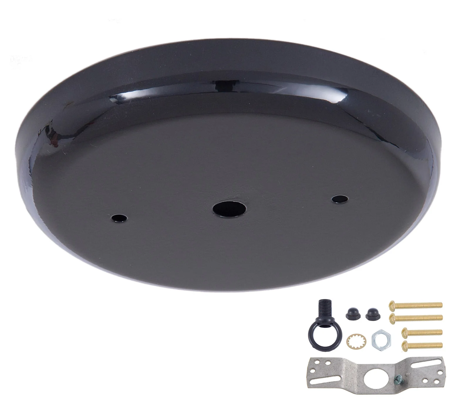 5 1/4 Inch Steel Canopy Kit with Satin Black Finish (11879BK) - Image 3